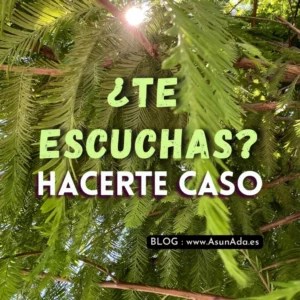 ¿Te escuchas? Hacerte caso. Mensaje de los Ángeles canalizado por Asun Adá 