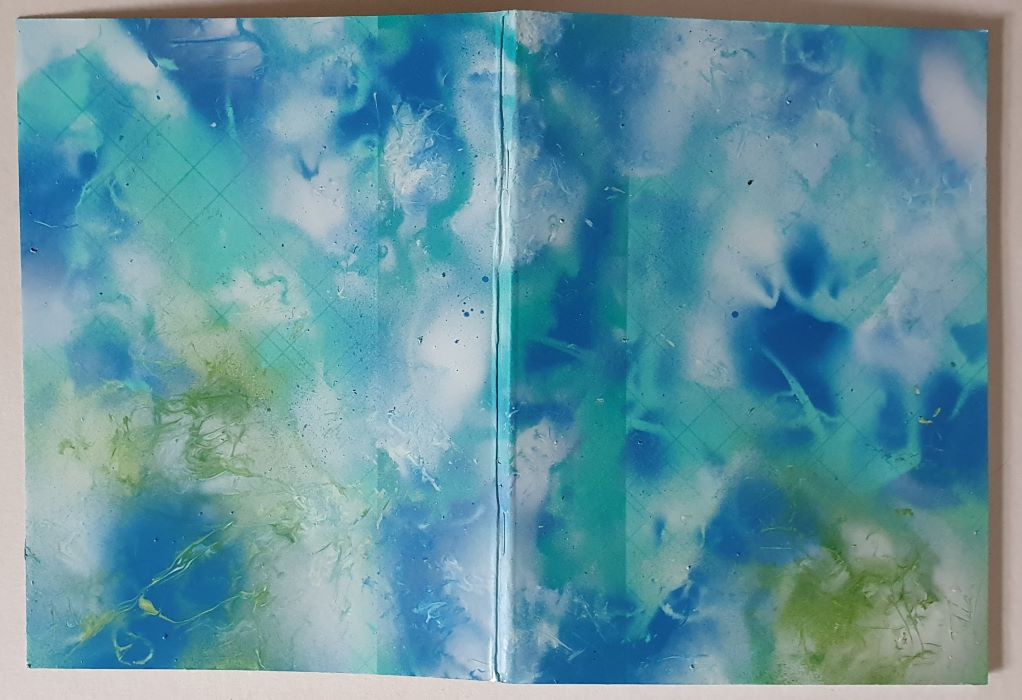 libreta A5 pintada por Asun Adá