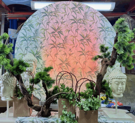 montaje bonsáis y budas EDS Decoración foto por asunada