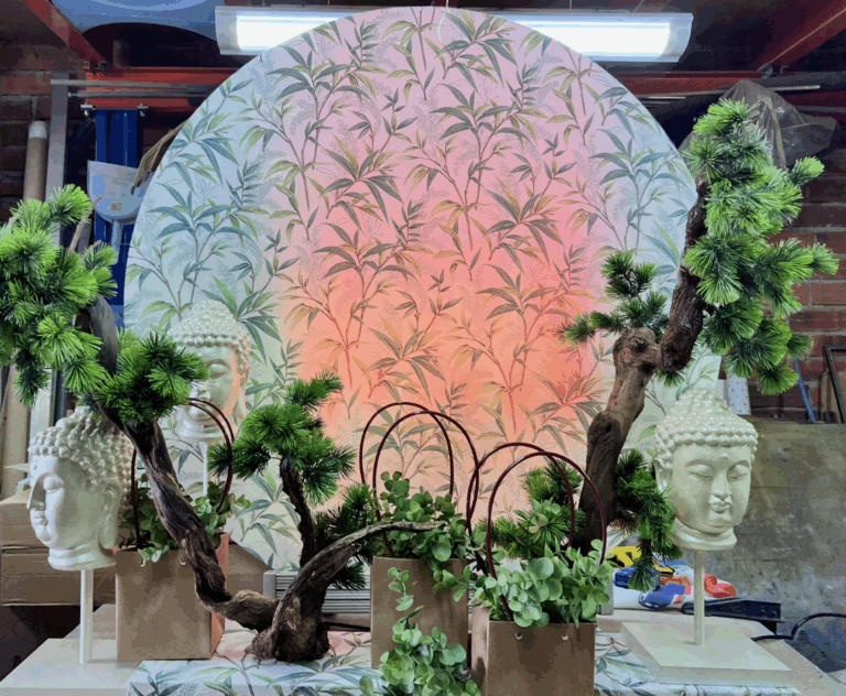 montaje bonsáis y budas EDS Decoración foto por asunada