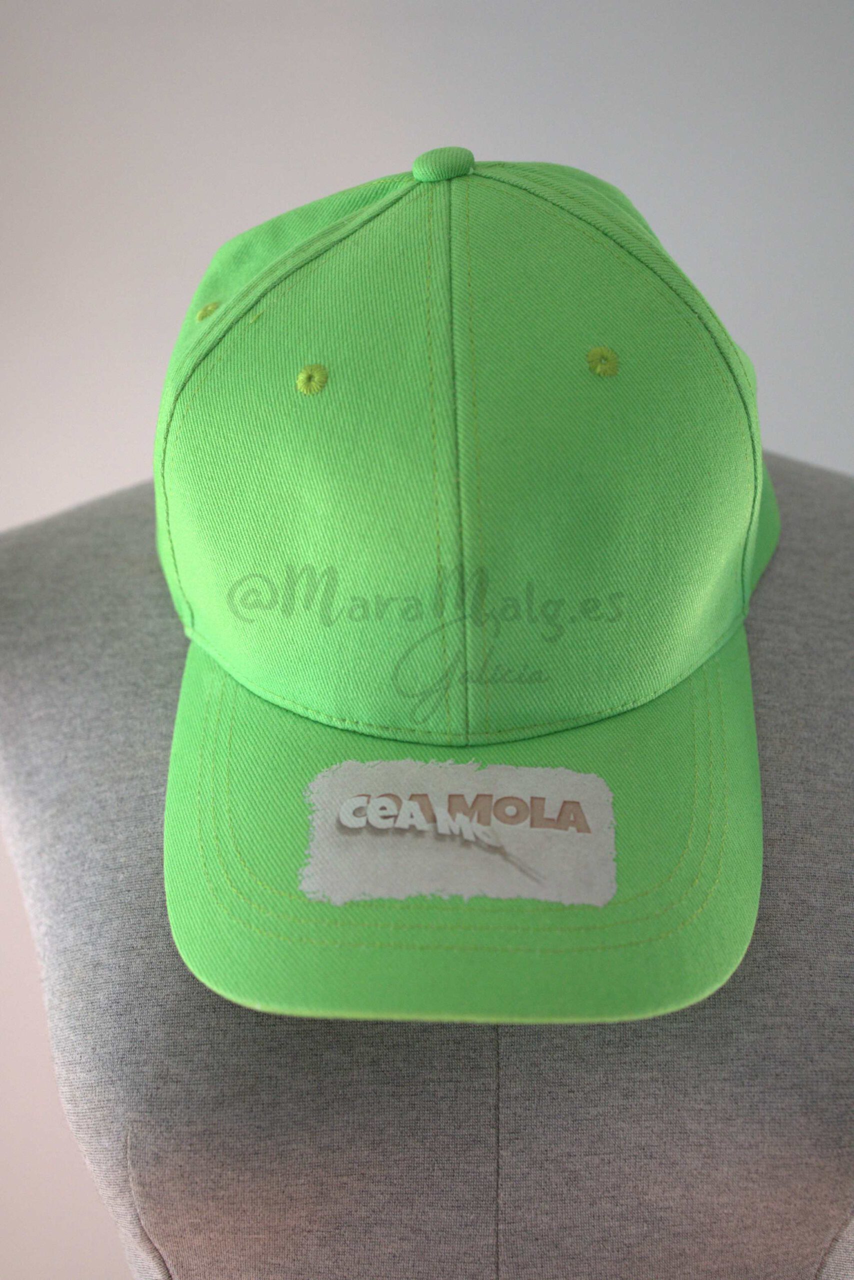 Gorra adulto Minneapolis verde manzana con parche rectangular en visera de Cea Mola