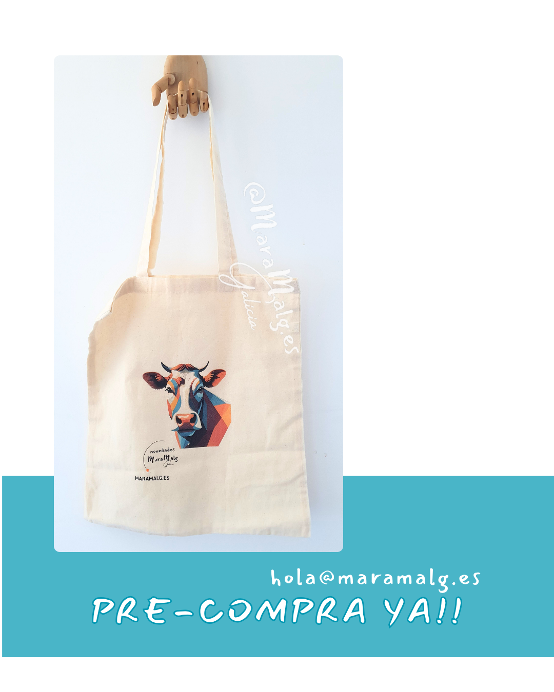 ToteGr-Vaca Colores-PreCompra-MaraMalg