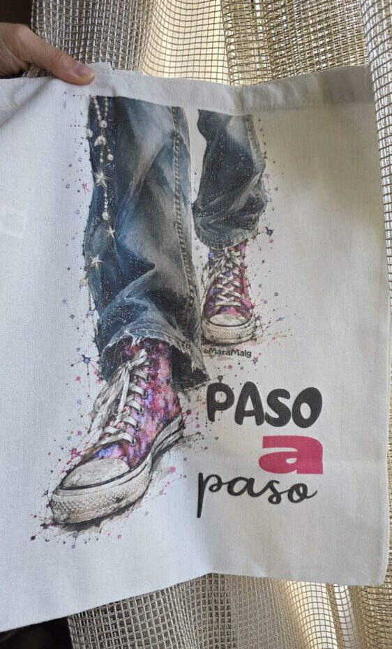 Tote grande blanca: Paso a paso-MaraMalg