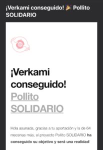 Crowfunding de cómic solidario “Las desventuras de pollito”