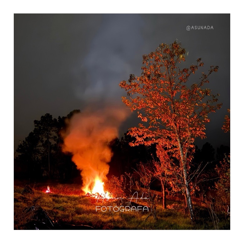 Entrégate a la aventura-Noche monte hoguera-Canalizaciones por Asun Adá