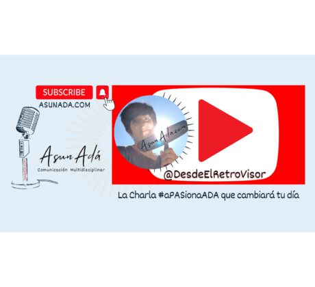 Logotipo Desde el retrovisor-fondo YouTube-Asun Adá